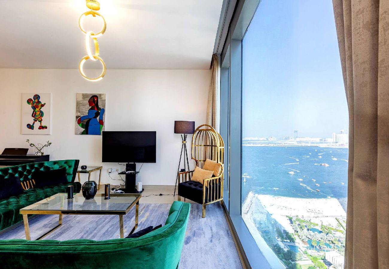 Apartment in Dubai - ElegantEscapes - Large 2BR w/ Marina and Sea View 