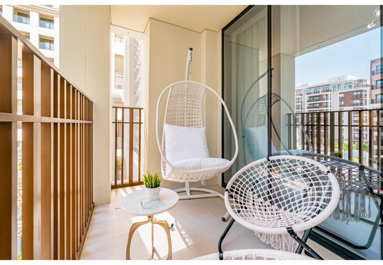 Apartment in Dubai - Elegant 1 Bed in Surf 2 Dubai Creeck Harbour by EE