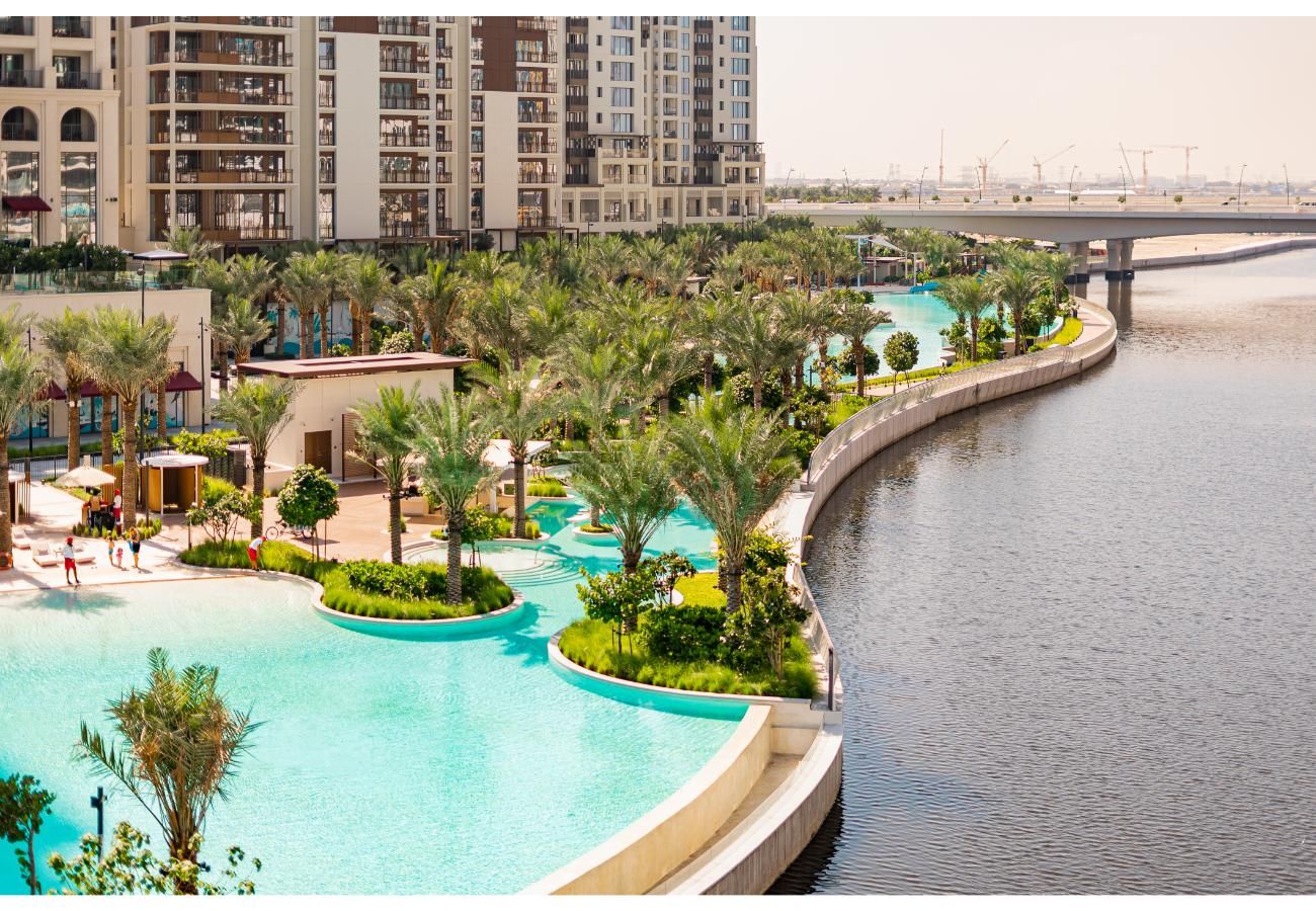 Apartment in Dubai - Elegant 1 Bed in Surf 2 Dubai Creeck Harbour by EE