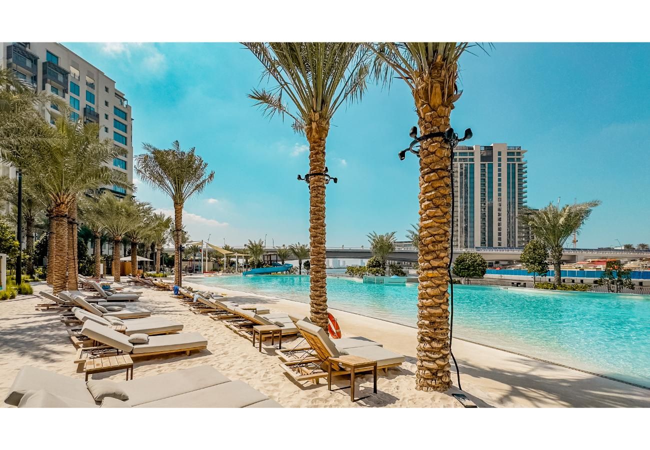 Apartment in Dubai - Elegant 1 Bed in Surf 2 Dubai Creeck Harbour by EE